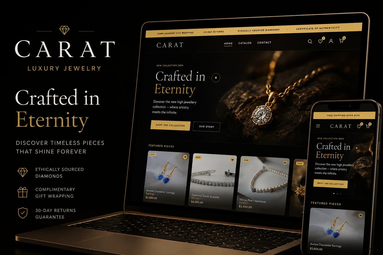 Carat — Luxury Jewelry Shopify Theme